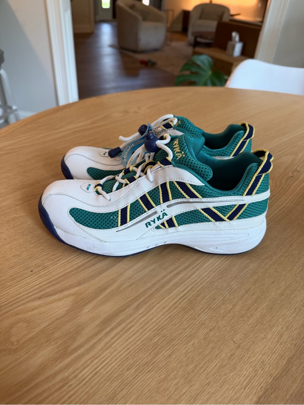 Vintage Ryka Aqua Sport Water Aerobics Sneakers Women’s 8 M Teal White Y2K NWT